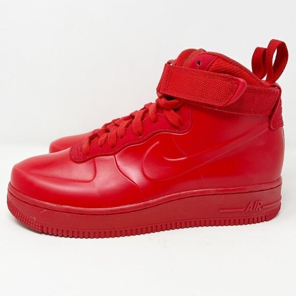 NIKE | Air Force 1 Foamposite Cup University Red High Tops Women's 7.5 - Picture 6 of 16